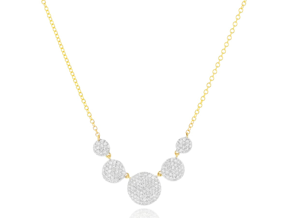Graduated Infinity Station Necklace image 0