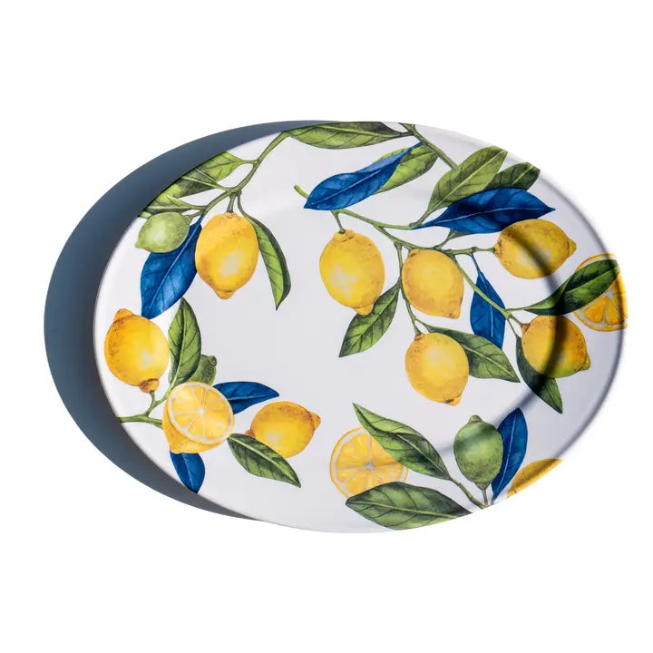 Lemon Orchard Oval Platter image 0