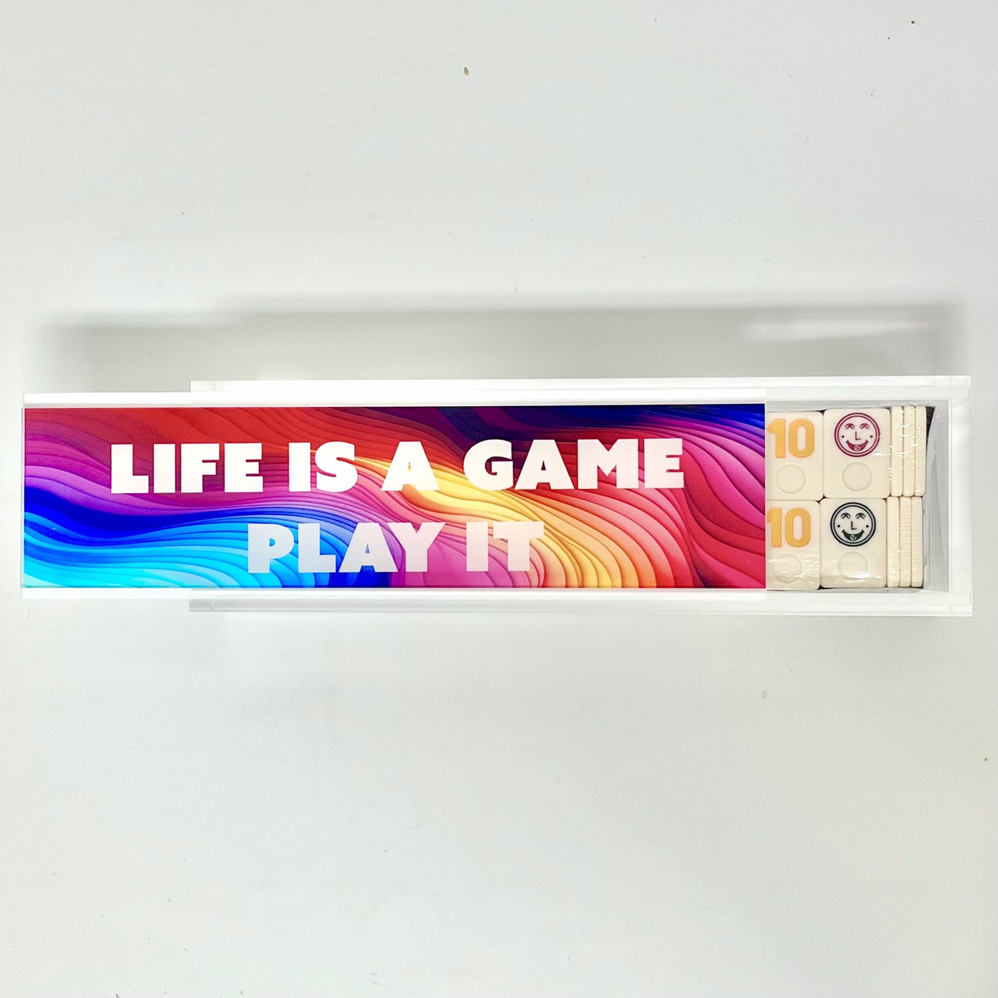 Acrylic Rummy Kub Set - Life Is a Game image