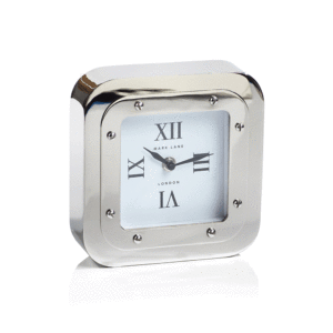Mark Lane Silver Table Clock image 0