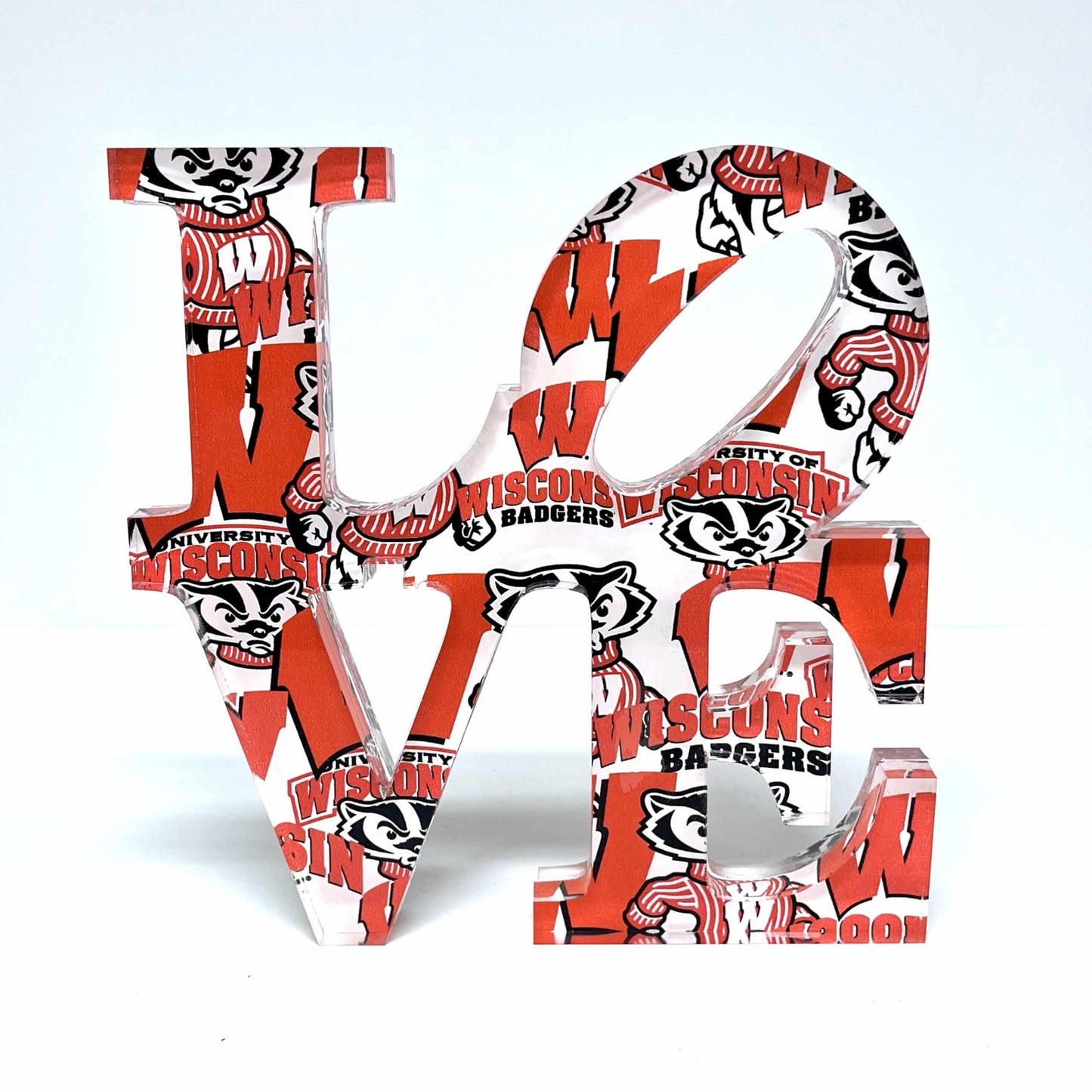 College Love Sculptures - University of Wisconsin image