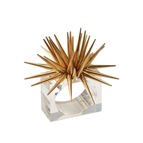 Kim Seybert Gold Astrid Napkin Ring - Set of 4 image 0