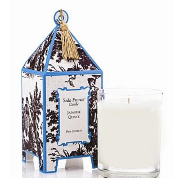 Classic Toile Pagoda Box Candle image 0