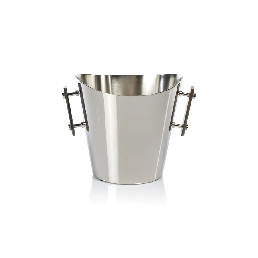 The Berkeley Ice Bucket with Horn Handles