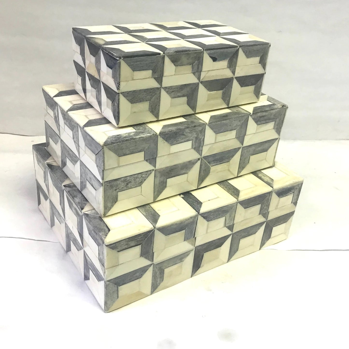 3D Square Bone Boxes image 0
