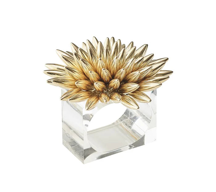 Kim Seybert Stellar Napkin Rings - Gold image