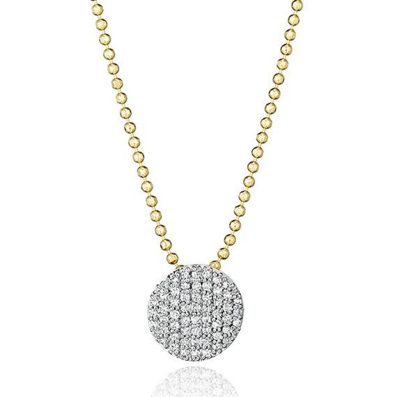 14K Diamond Mini Infinity Necklace image 0