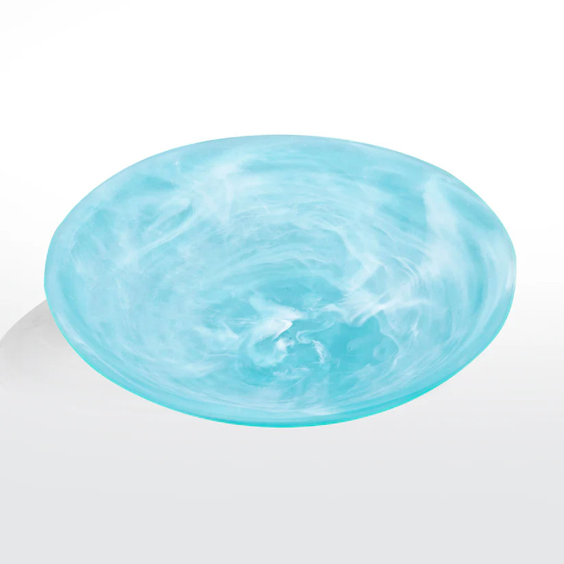 Nashi Home Swirl Bowl - Aqua, Large image