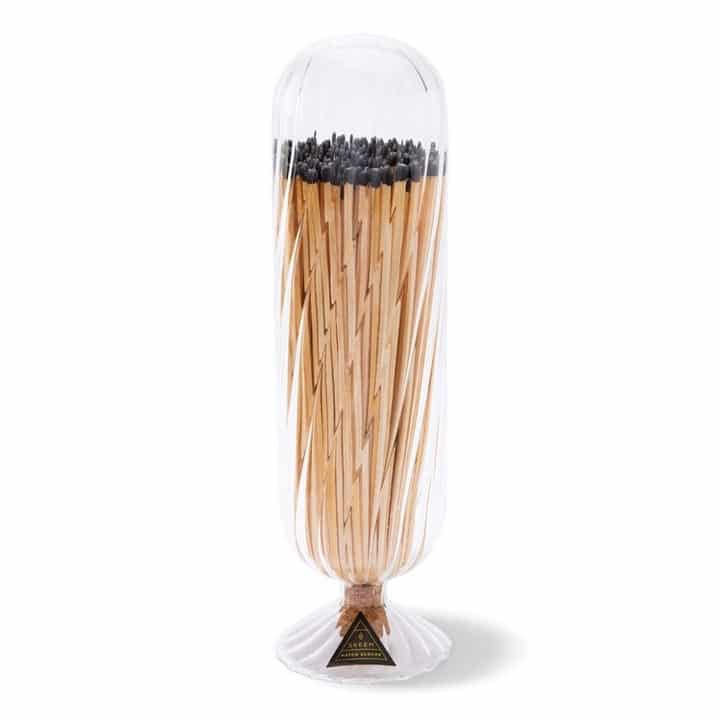Helix Fireplace Match Cloche - Black image