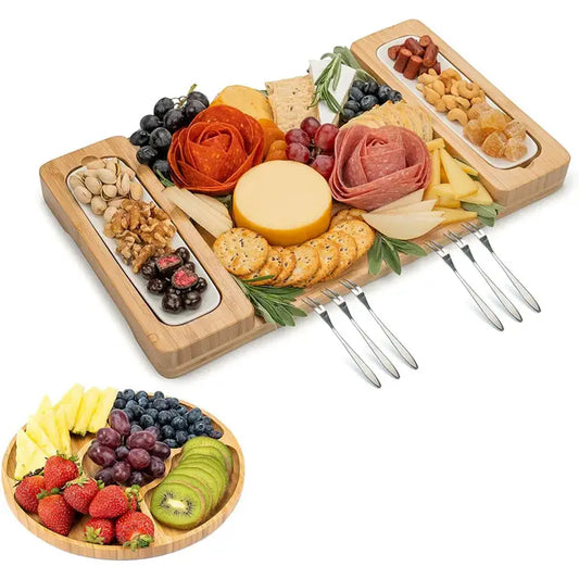 Charcuterie Cheese Board & Serving Tray image 0
