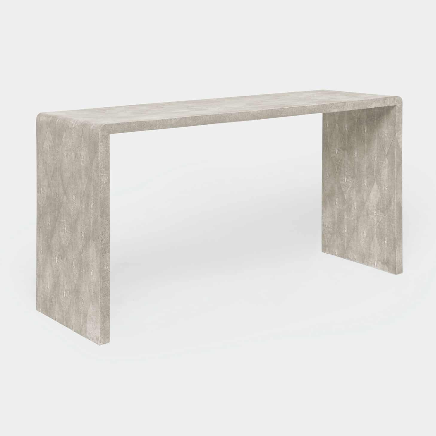 Harlow Console Faux Shagreen image 0