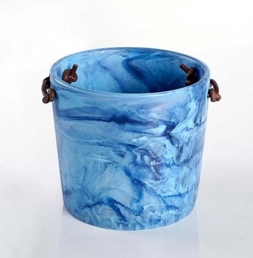 Resin Ice Bucket - Denim image