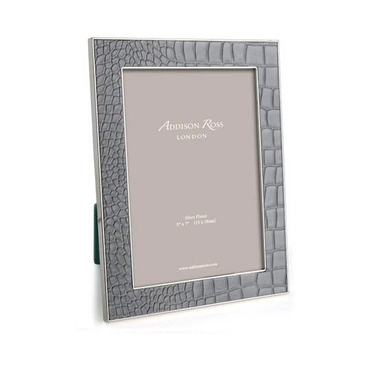 Addison Ross Dove Croc & Silver Fame image 0