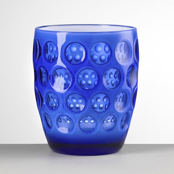 Lente Acrylic Drinkware - Set of 4 - Tumbler, White/Blue image