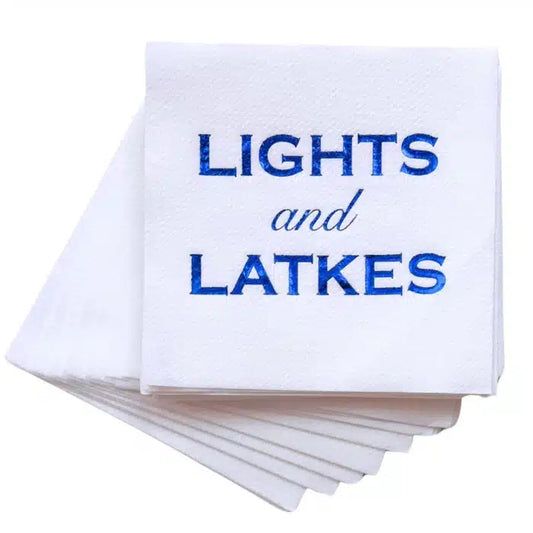 Hanukkah Cocktail Napkins image 0