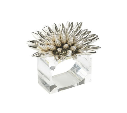 Kim Seybert Stellar Napkin Rings - Silver image