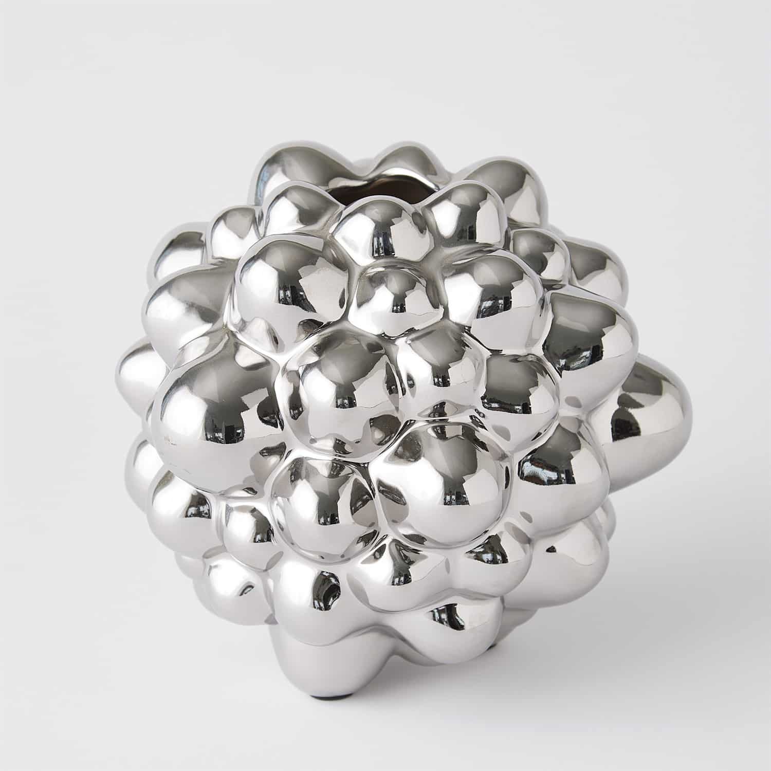 Silver Bubble Vase - Large image 0