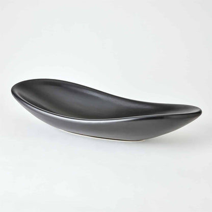 Oblong Platter Bowl - Black image