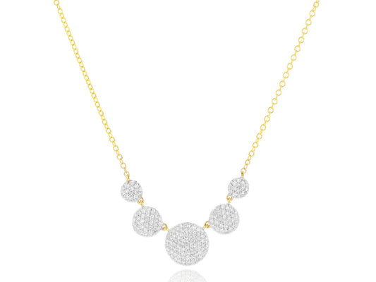Graduated Infinity Station Necklace image 0