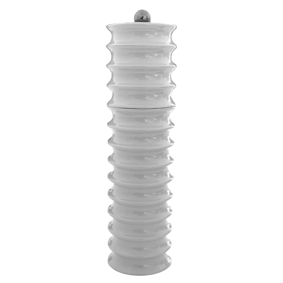 Twisted Salt & Pepper Grinder - White image