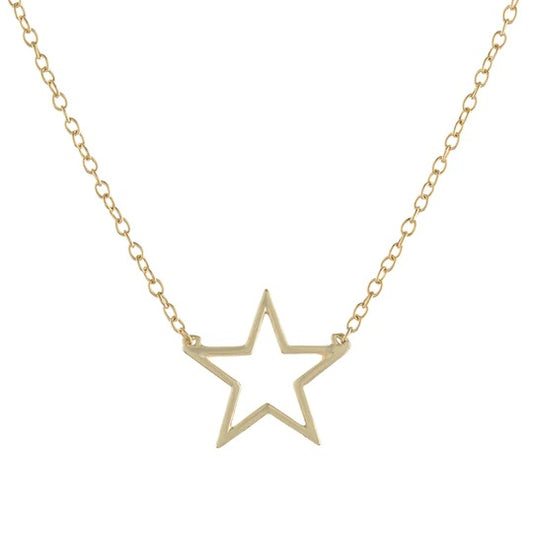 Open Star Necklace image 0