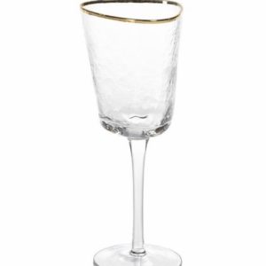 Gold Rimmed  Wine Glasses-set of 4 image 0