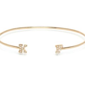 14K Initial Cuff image 0