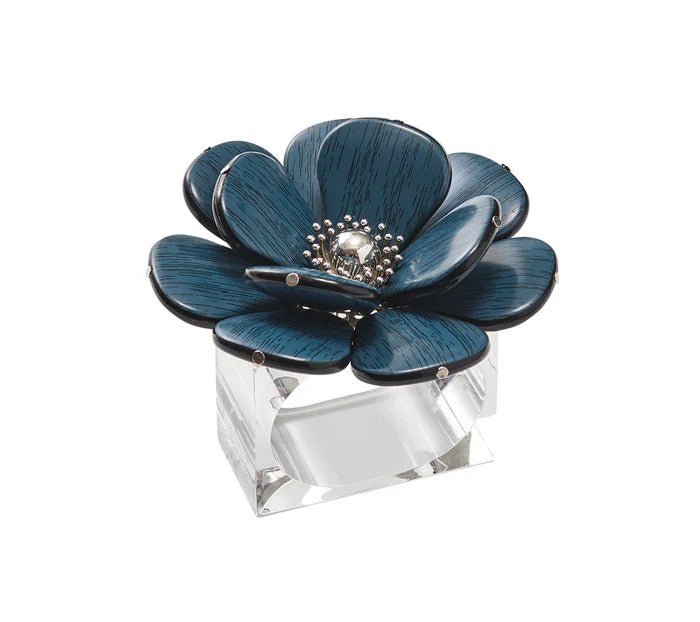 Kim Seybert Begonia Napkin Rings image 0