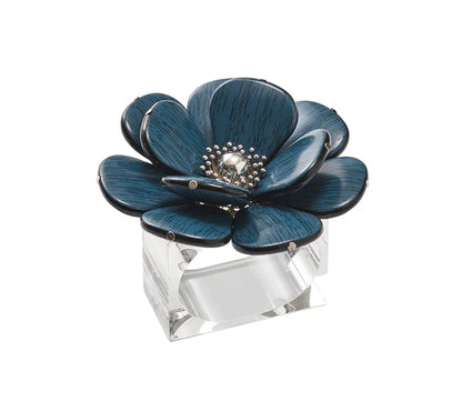 Kim Seybert Begonia Napkin Rings image 0