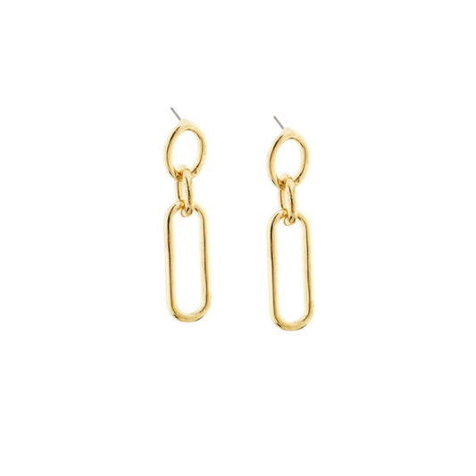 Multi Link Drop Earrings | Gold image 0