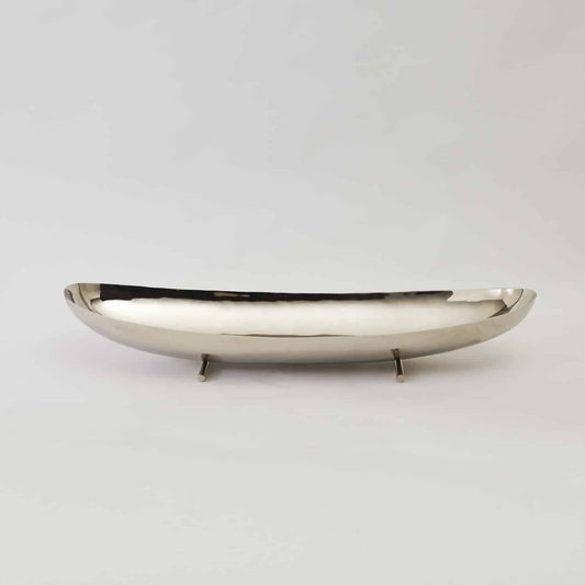 Large Nickel Boat Bowl image 0