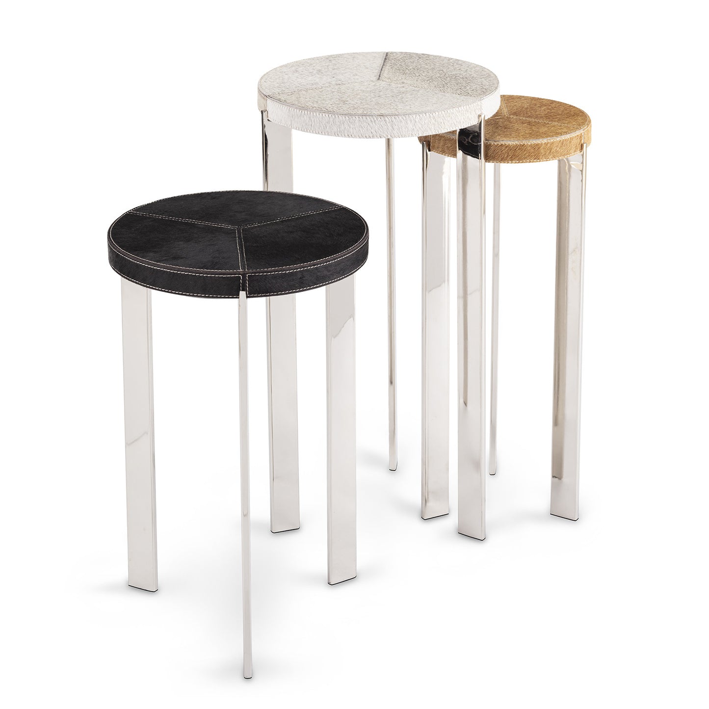 Andres Hair on Hide Mixer Table Set image 0