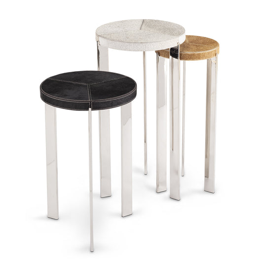 Andres Hair on Hide Mixer Table Set image 0