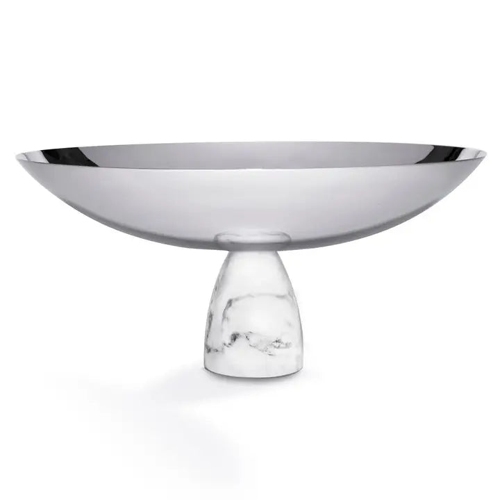 Coluna Marble Bowl - Fruit Bowl, Silver image