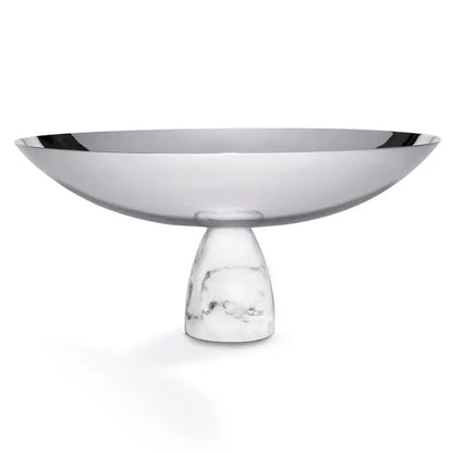 Coluna Marble Bowl - Fruit Bowl, Silver image