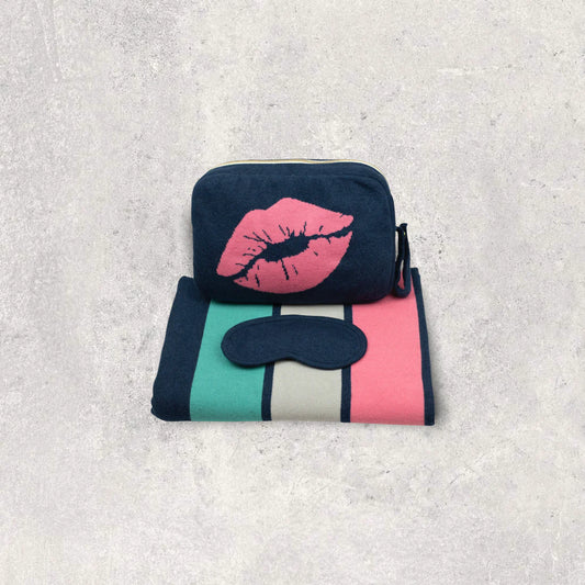 Kiss lips Navy/ Clutter Pink image 0