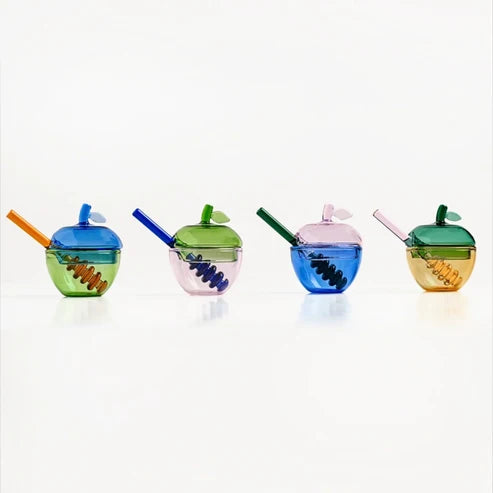 Multicolor Honey Dish - Set of 4