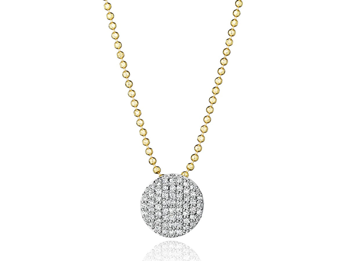 Yellow Gold Infinity Necklace image 0