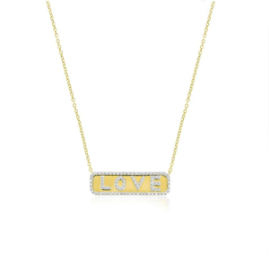 Love Plate Necklace image 0