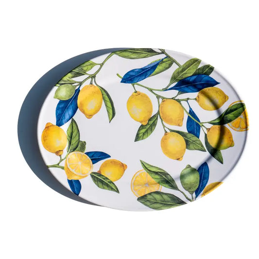 Lemon Orchard Oval Platter image 0