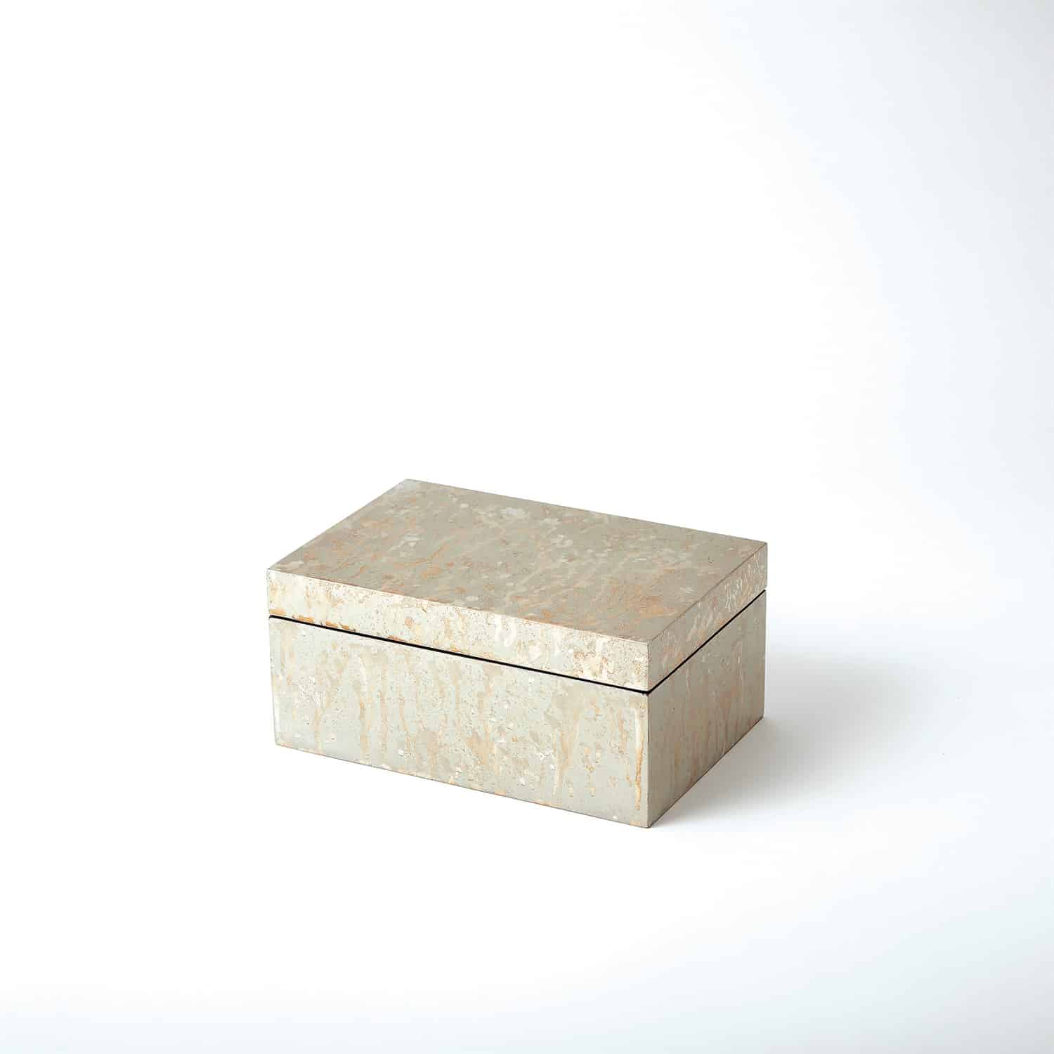 Champagne Silver Leaf Box - Small image
