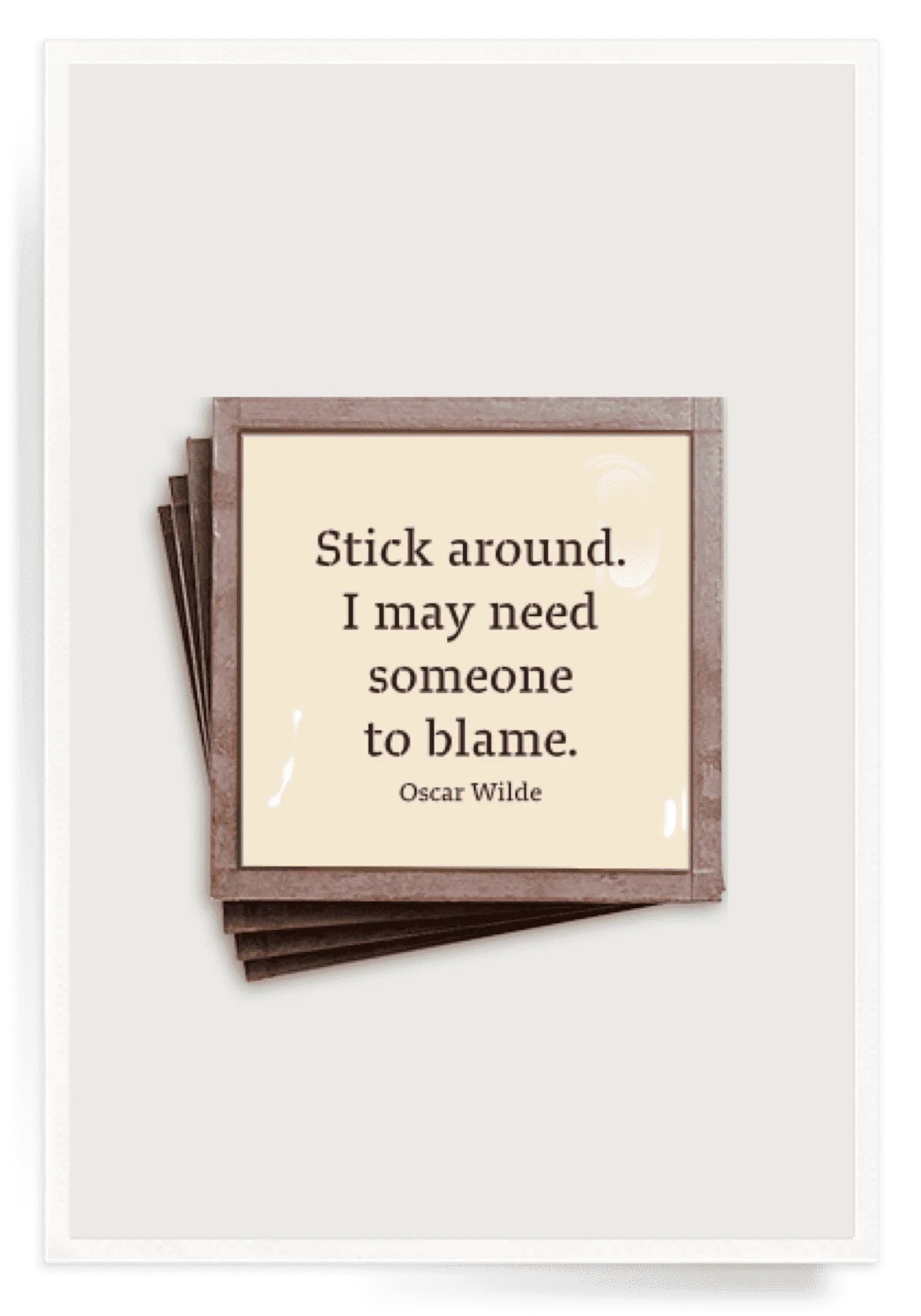 Stick Around Coasters image 0