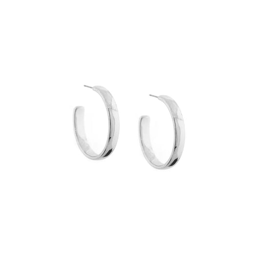 1 1/4" Flat Post Hoop | Silver image 0