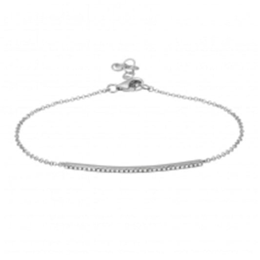 14K Diamond Bar Bracelet image 0