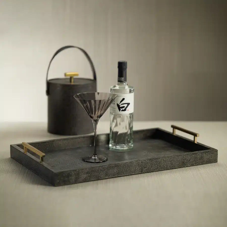 Nika Shagreen Bar Tray image 1