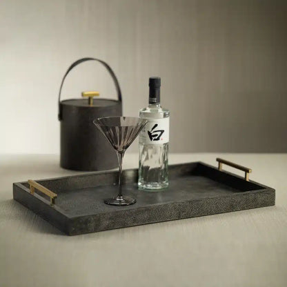 Nika Shagreen Bar Tray image 1