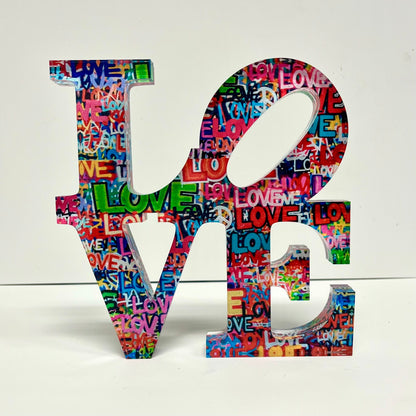 LOVE Sculpture - Graffiti Love image
