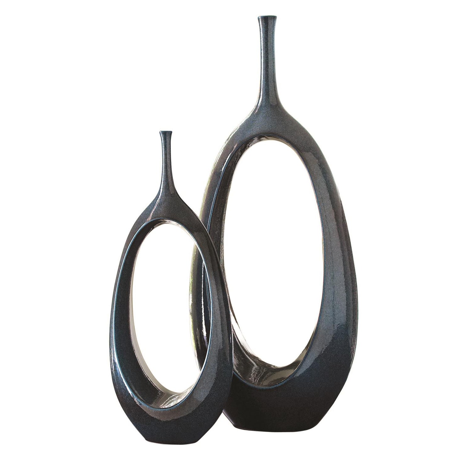 Open Oval Ring Vase | Celestial image 0