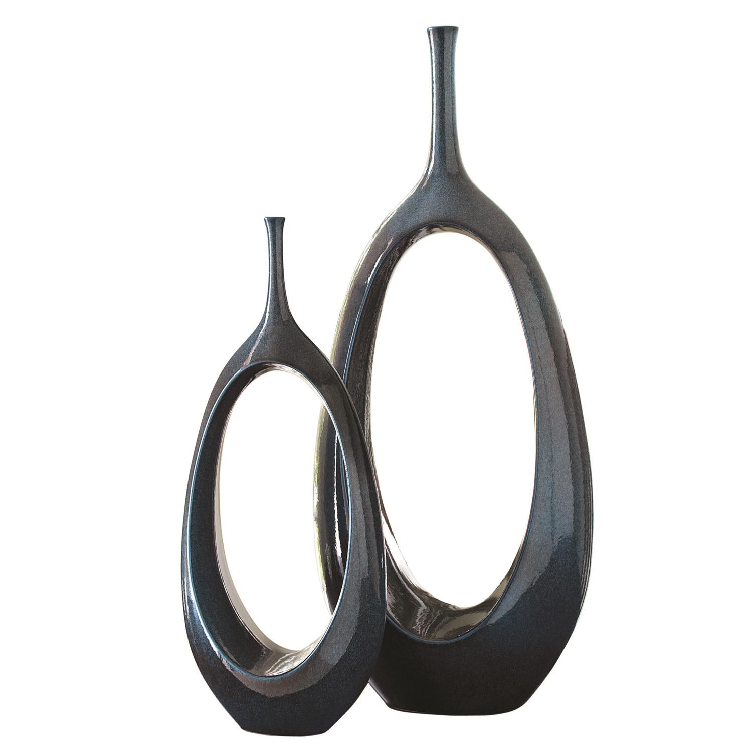 Open Oval Ring Vase | Celestial image 0