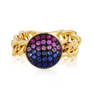 Dusk Mini Infinity Chain Link Ring image 0